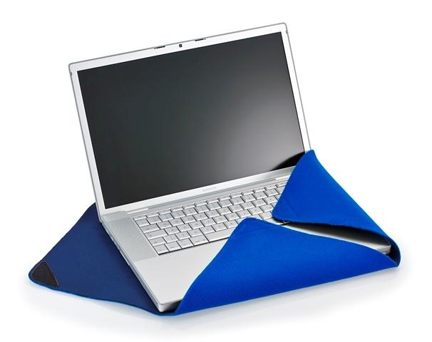 Einschlagtuch Stretch blau 48x48