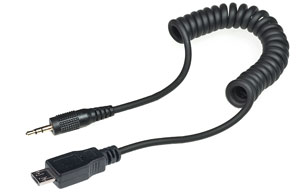 Elektr. Auslösekabel für Fujifilm-Kameras der X-Serie (teilweise)