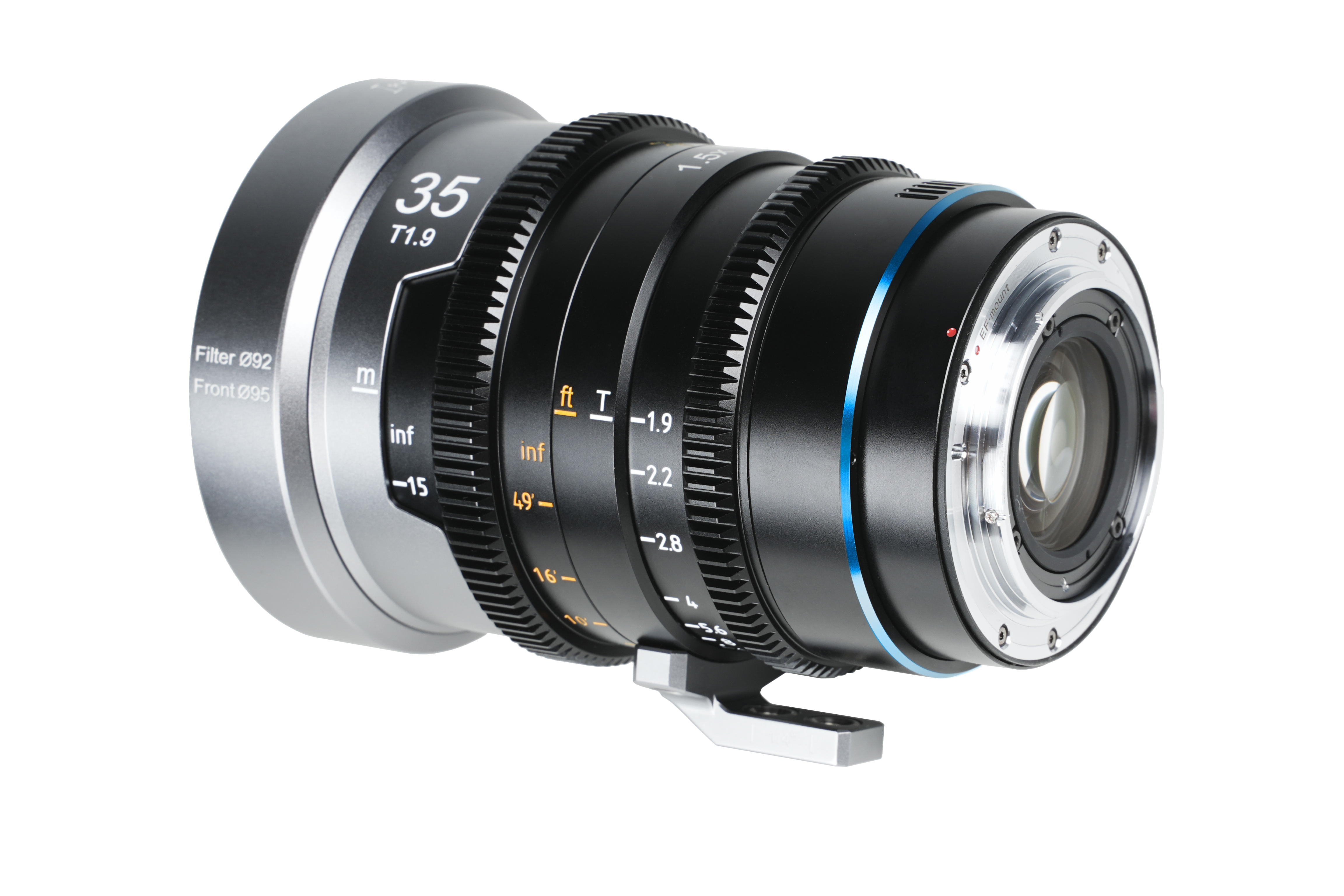 Sirui IronStar 35mm T1.9 1.5x Anamorphic Full Frame Cine Lens (PL / EF- Mount) - Blue Flare