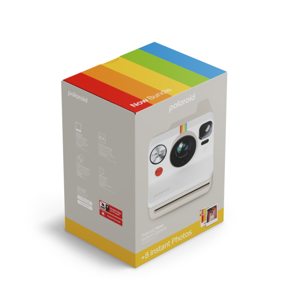 Now Gen 3.0 - Pebble White + Color Film Bundle (8Photos)