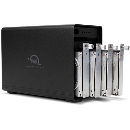 64TB Enterprise ThunderBay 4 RAID Ready 4-Bay External Storage Enclosure