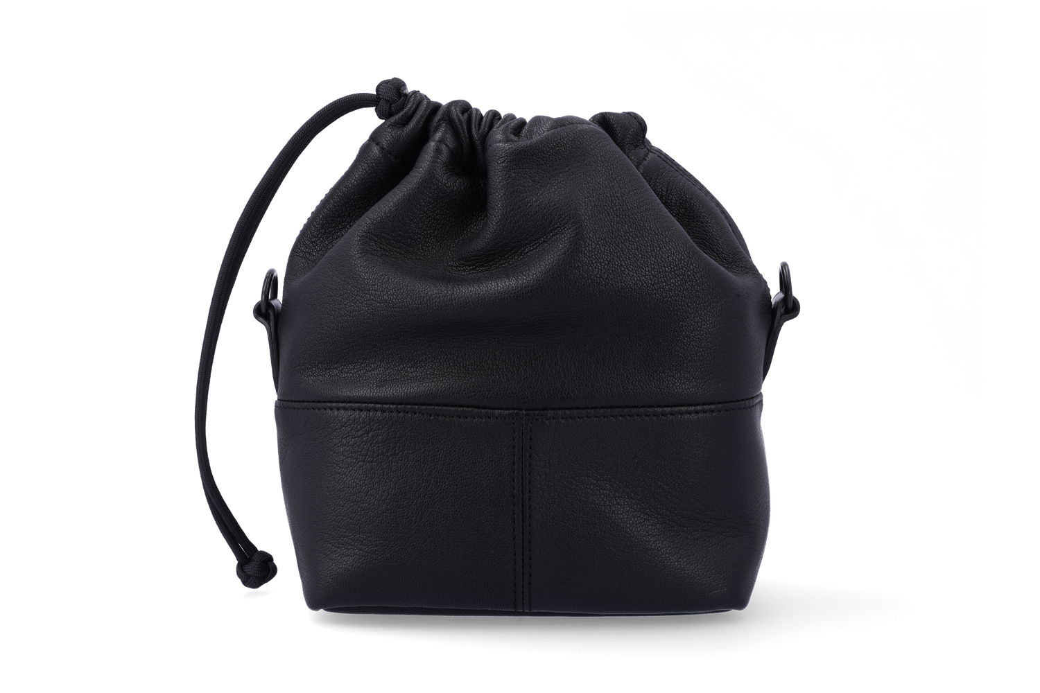 ACAM-CPL210 Camera Pouch Leather & Fabric - Black (L)