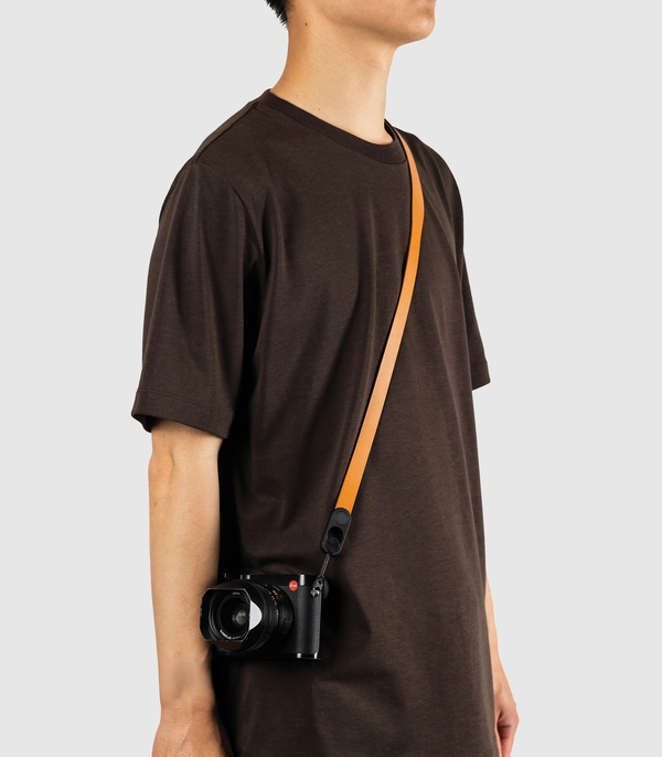 Leather Camera Strap Standard - Amber