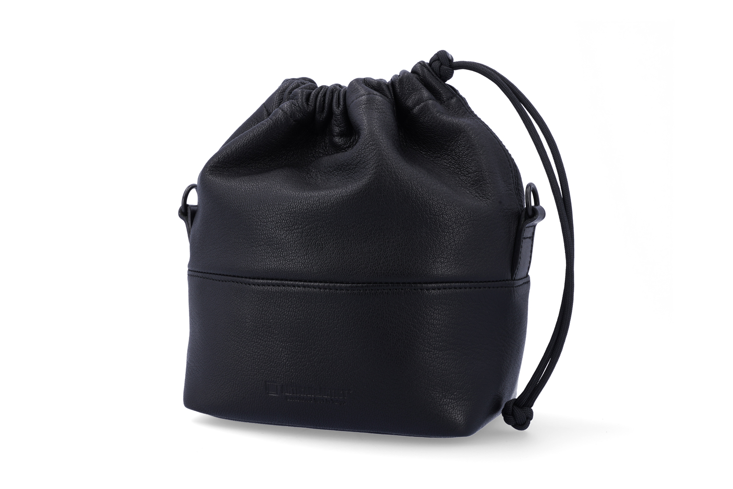 ACAM-CPL210 Camera Pouch Leather & Fabric - Black (L)