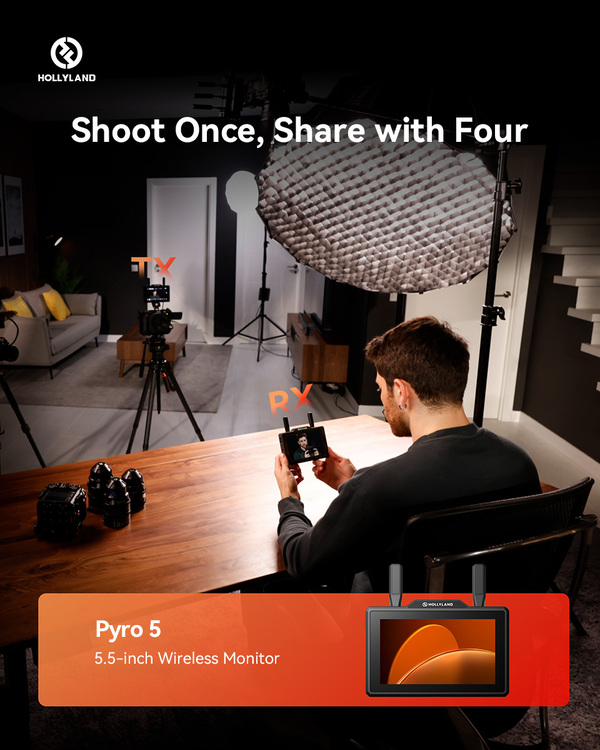 Pyro 5  5.5" Wireless Transceiving Monitor