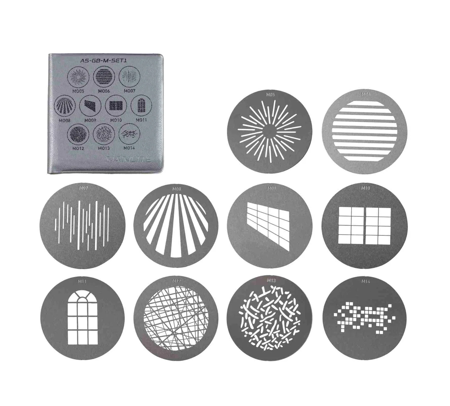 NANLITE GOBO Size M Set 1 (1 Set x 10pcs)