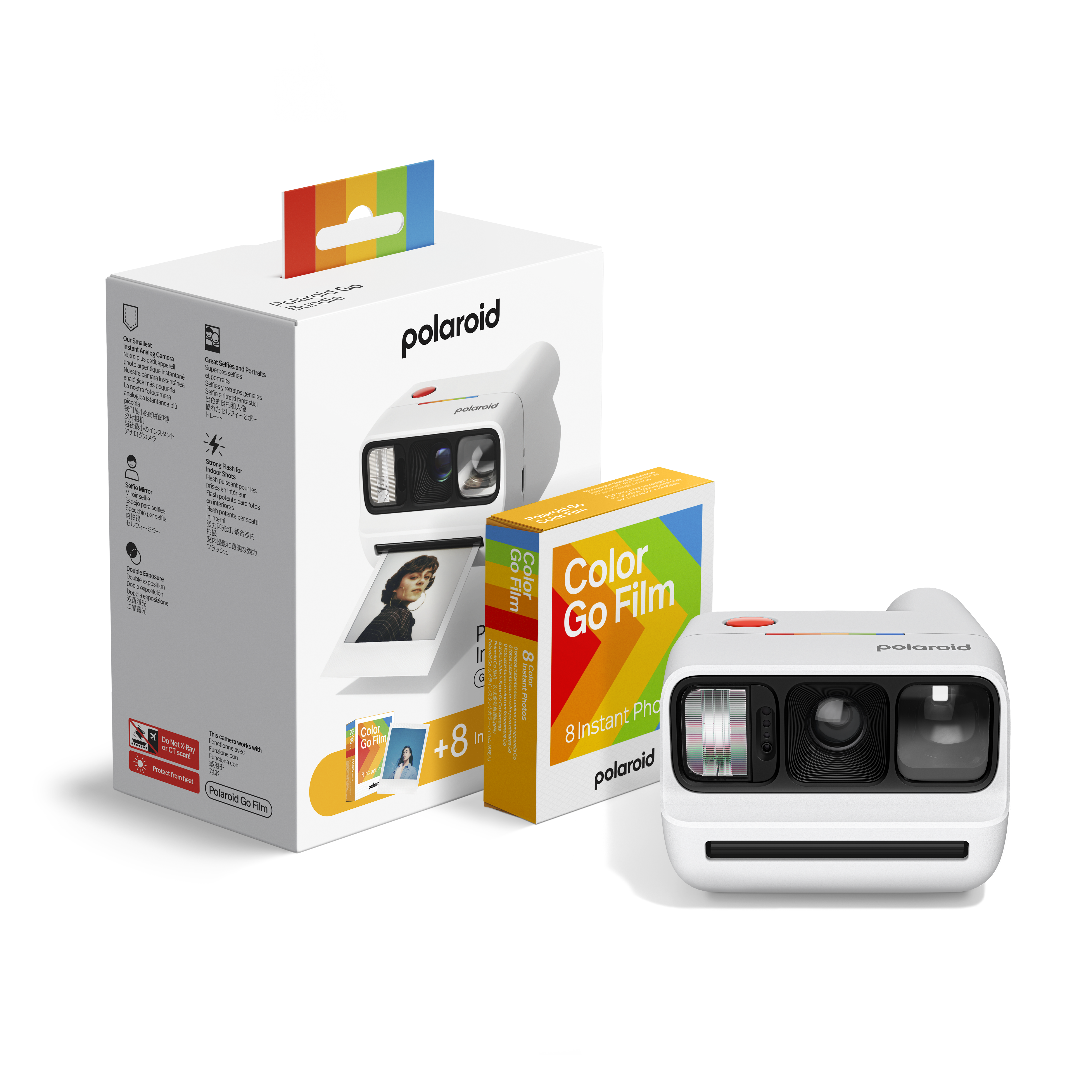 Go Gen 3 White + Color Film Bundle (8 Photos)
