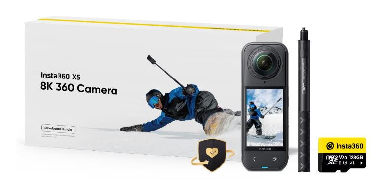 Insta360 X5 Snowboard Bundle