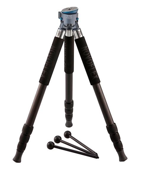 3-Bein Stativ mit 4-segmentigen Carbonbeinen