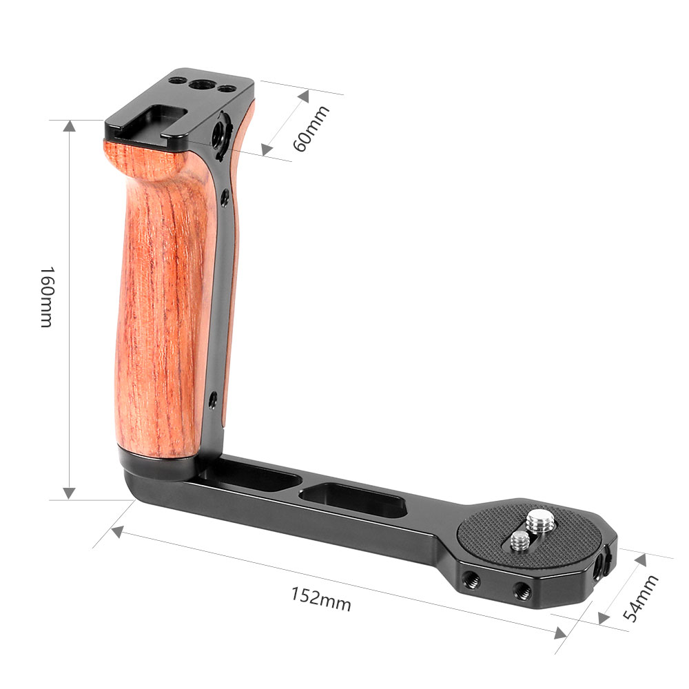 Wooden Side Handle DJI Ronin S/SC/RS2/RSC2 / Zhiyun Crane2S/2/V2 / Moza Air 2/AirCross 2 BSS2222B
