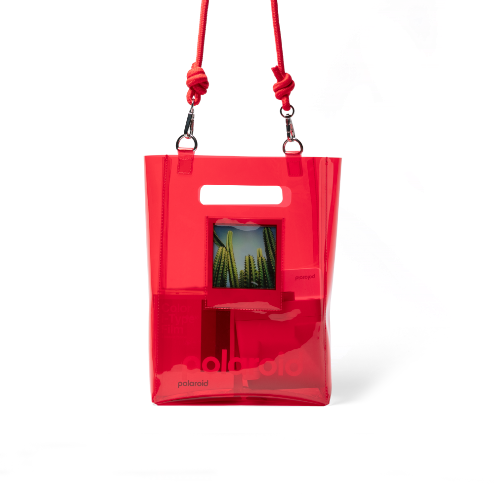 Polaroid Recycled TPU Bucket Bag - Red