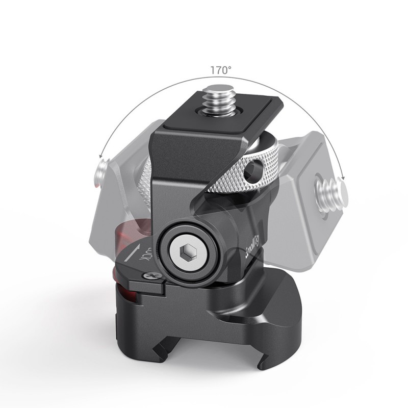 Swivel and Tilt Adjustable Monitor Support with NATO Clamp 2906B