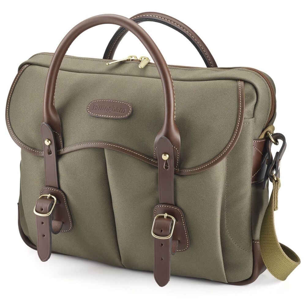 Thomas Brief Case - Sage Fibrenyte/Chocolate