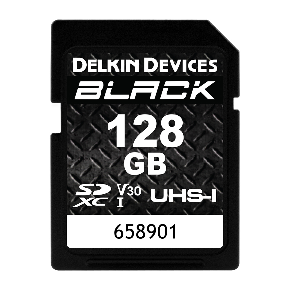BLACK UHS-I SDXC 128GB R:90MB/s W:90MB/s