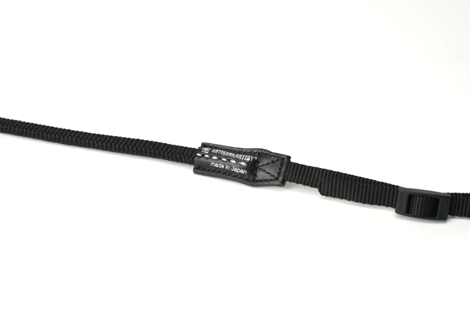 ACAM-307A Silk Cord Round Camera Strap - Black