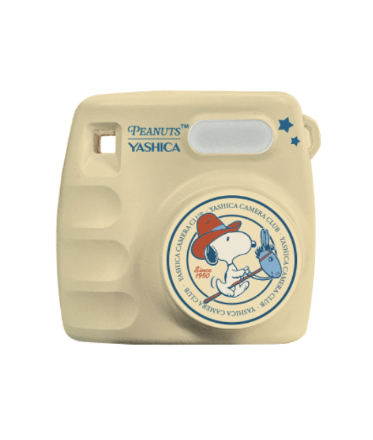 YASHICA x Peanuts Mini Digital Camera Cream