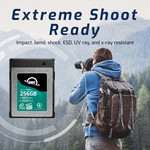 Atlas Core CFexpress 256GB 4.0 Type B, VPG 200 Memory Card