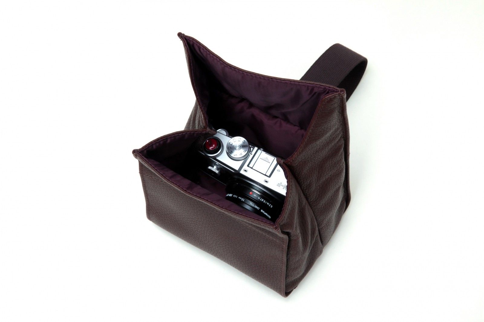 ACAM-77 Leather Pouch (S) - Brown