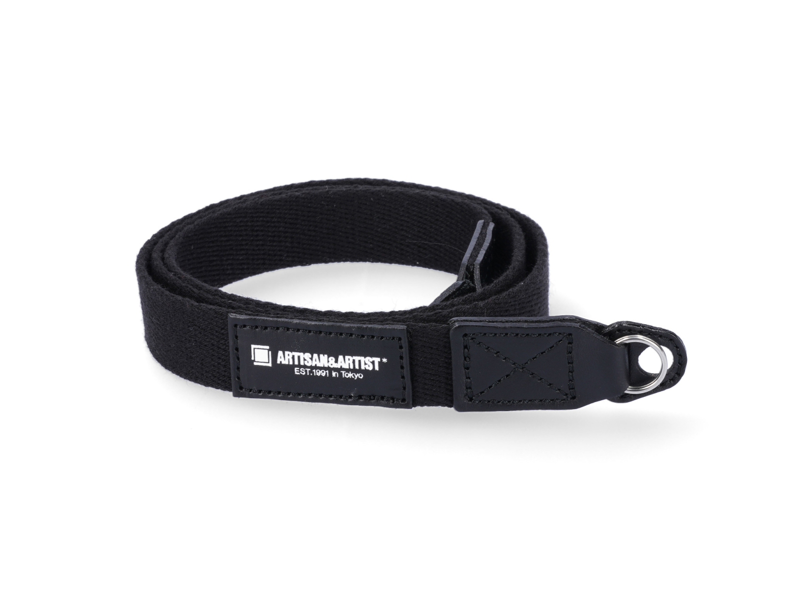 ACAM-102A Slim and Soft Cloth Camera Strap (S) - Black