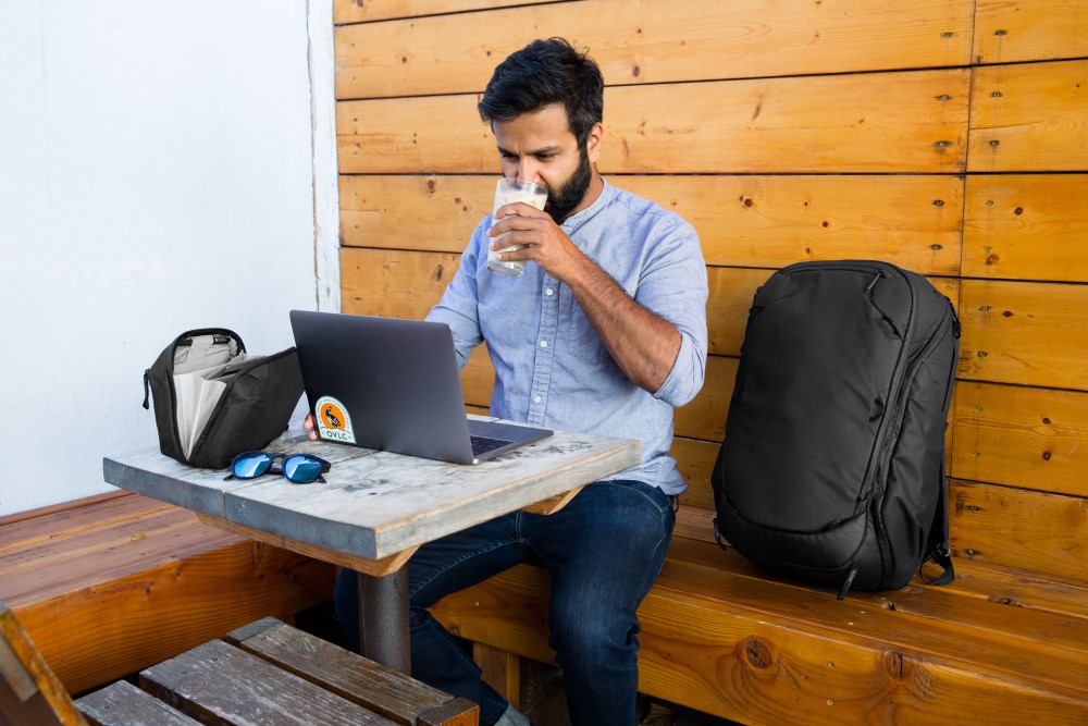 Travel Backpack 45L - Black PFAS Free