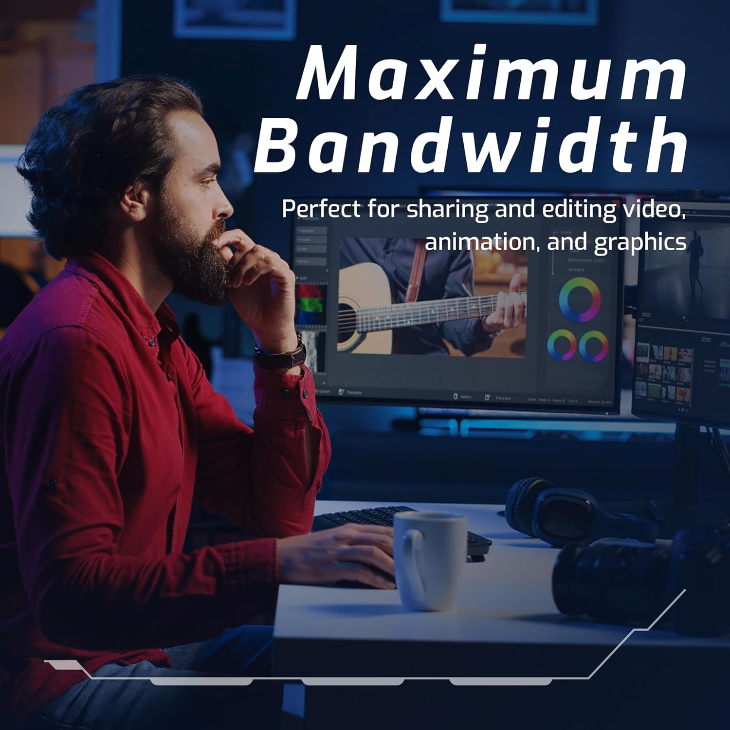 TB4 to Ethernet 10Gb/s Bus Powered Adapter