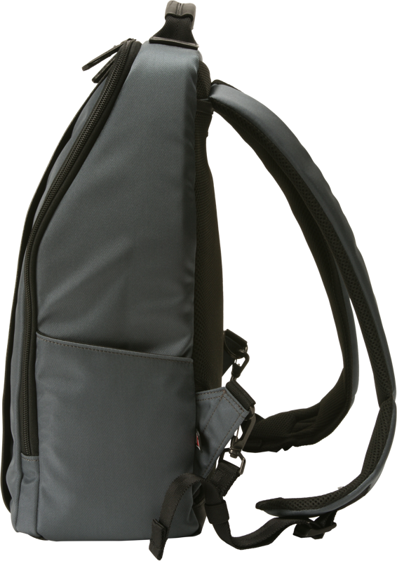 RR4-06C Leather Panel Backpack - Gray