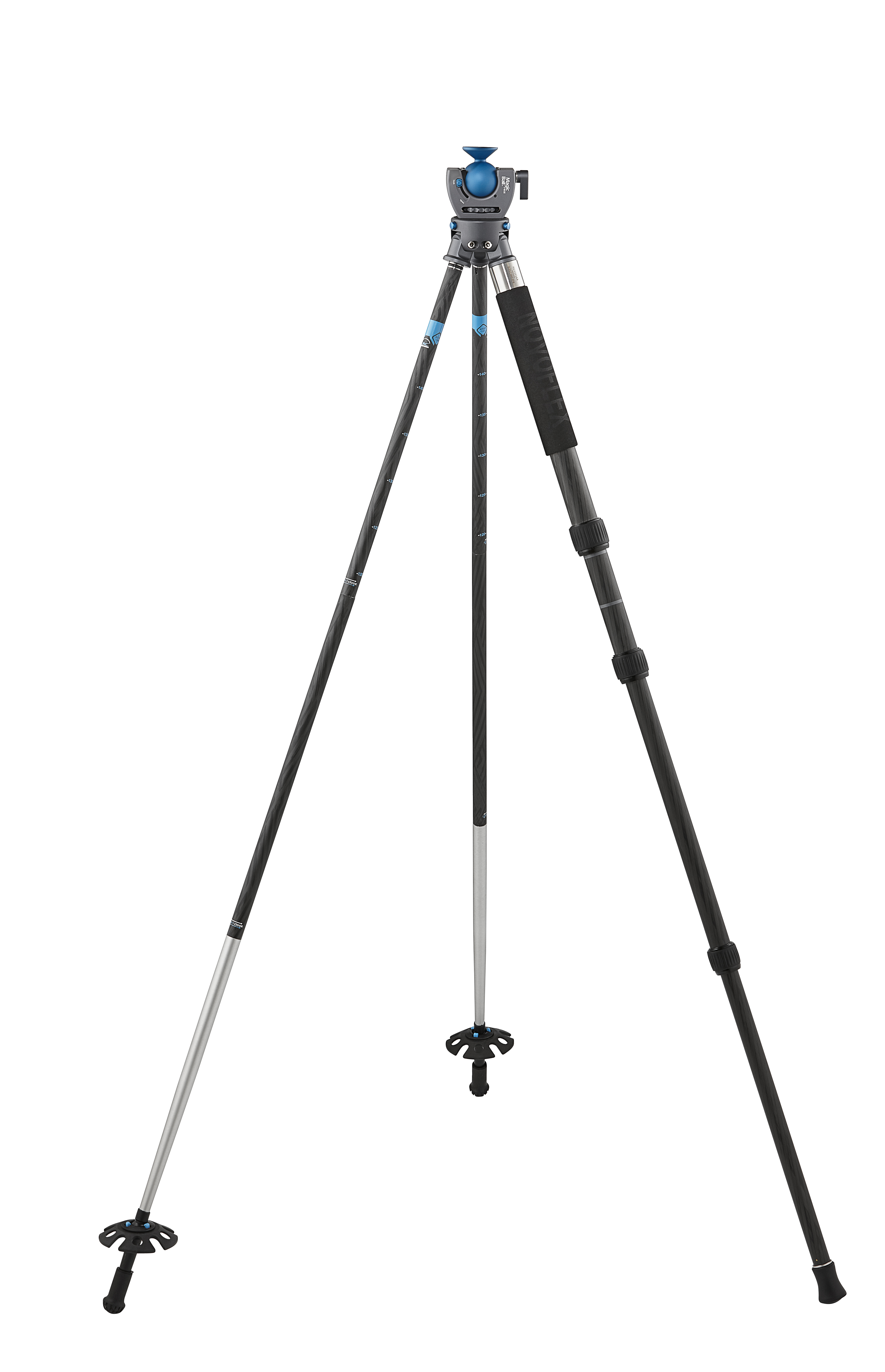 2x QuadroLeg Falt-Wanderstock Version III