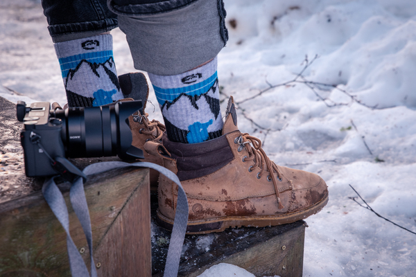 Merino Wool Sock- Blue - EU 36-40