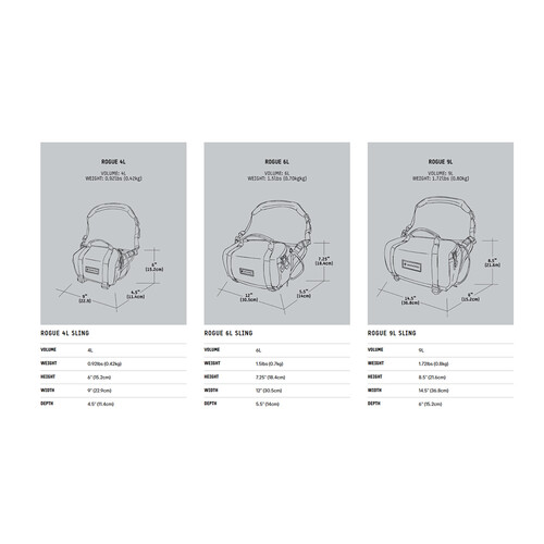 ROGUE Sling 6L Black