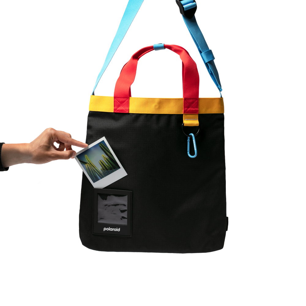 Polaroid Recycled Ripstop Tote - Black/Multi