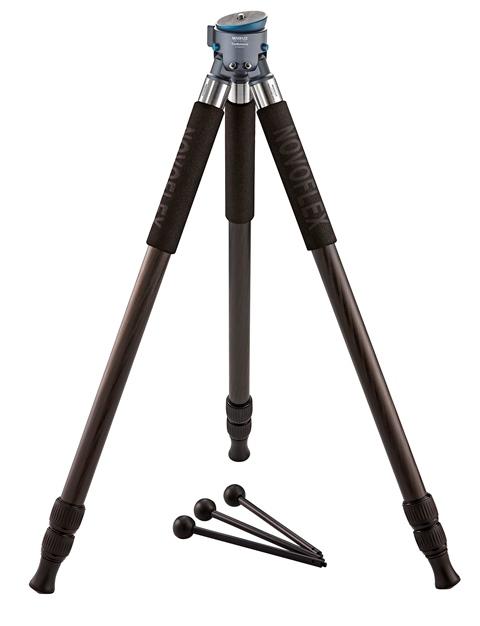 3-Bein Stativ mit 3-segmentigen Carbonbeinen