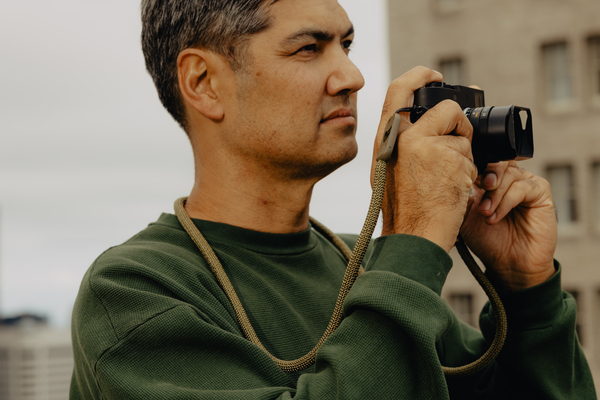 Rope Camera Strap Long - Kelp