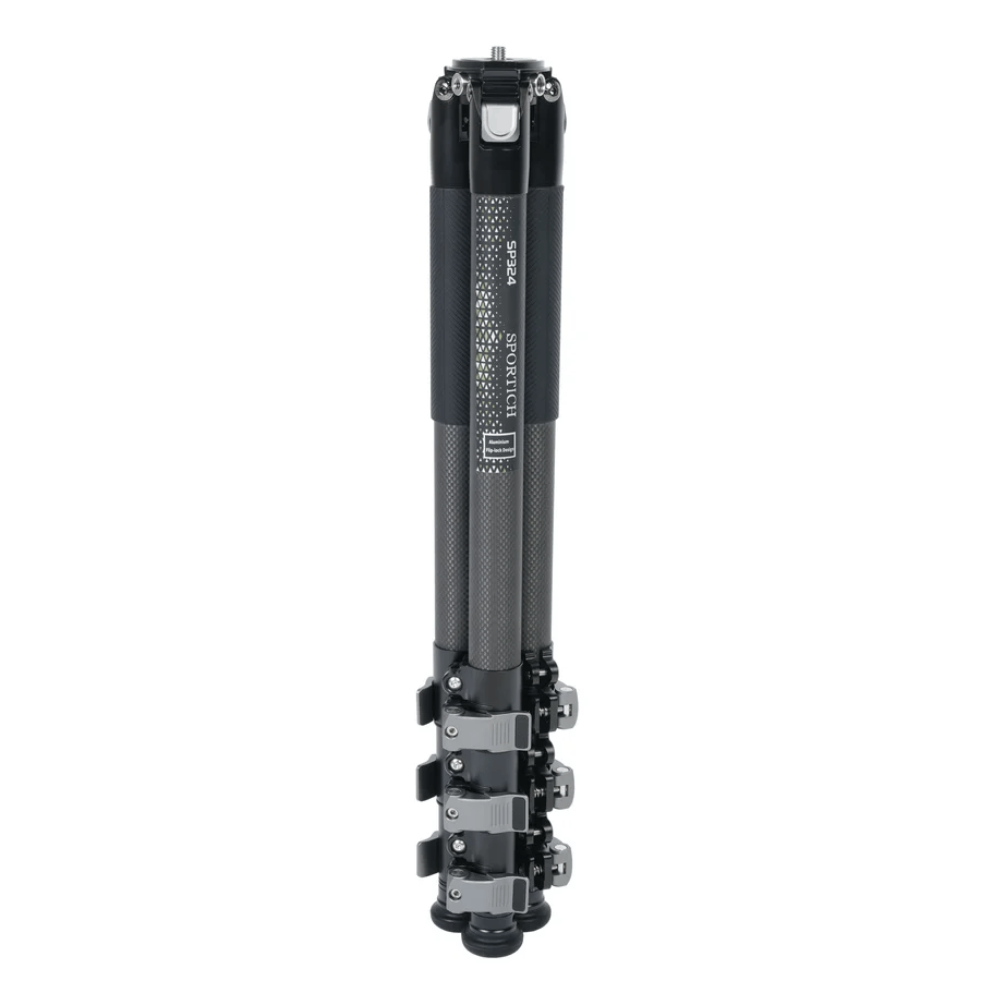 Sportich Carbon Tripod with Flip Locks and Gimbal Head BH-10