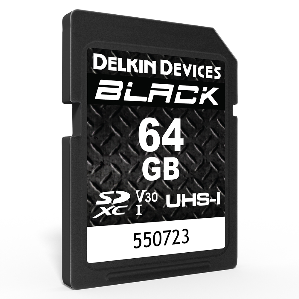 BLACK UHS-I SDXC 64GB R:90MB/s W:90MB/s