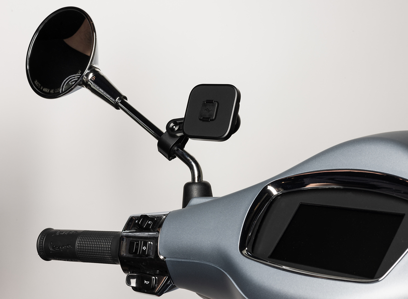 Motorcycle Mirror Mount - Black