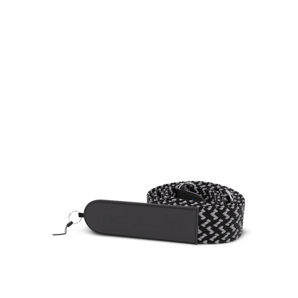 Polaroid Music Shoulder Strap - Black Gray
