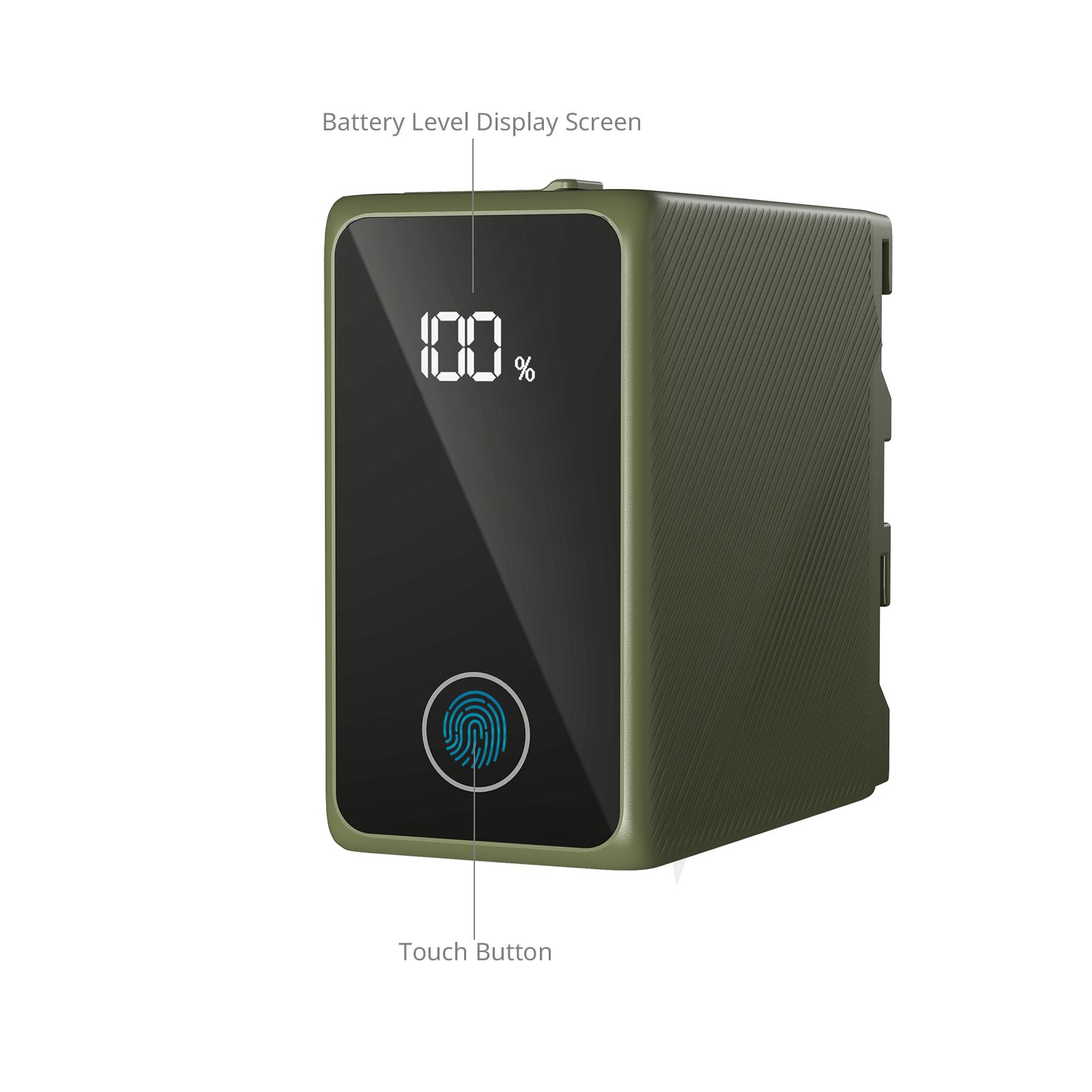 NP-F970 USB-C Rechargeable Camera Battery - Green 4577
