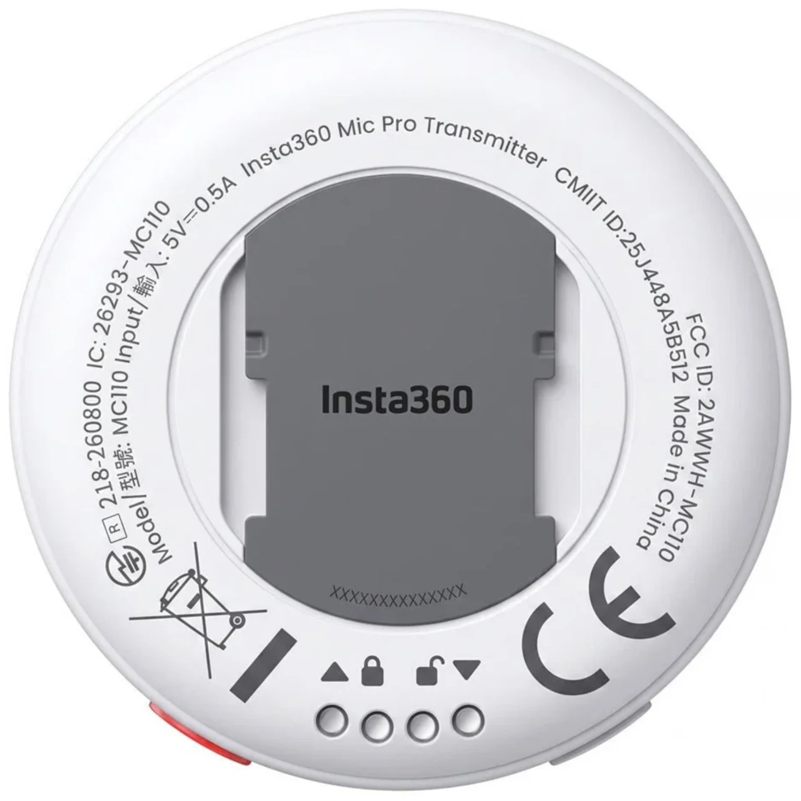 Insta360 Mic Pro Transmitter - Arctic White