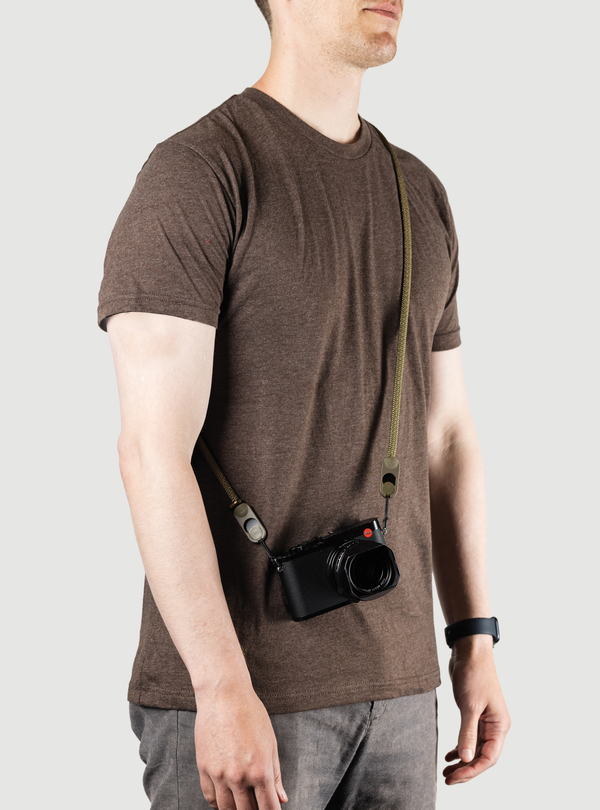 Rope Camera Strap Long - Kelp