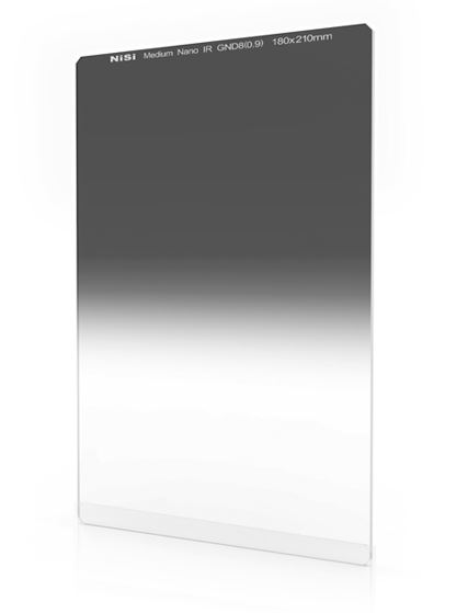 Grauverlaufsfilter Medium nano GND8 (3-Stops) 180x210mm