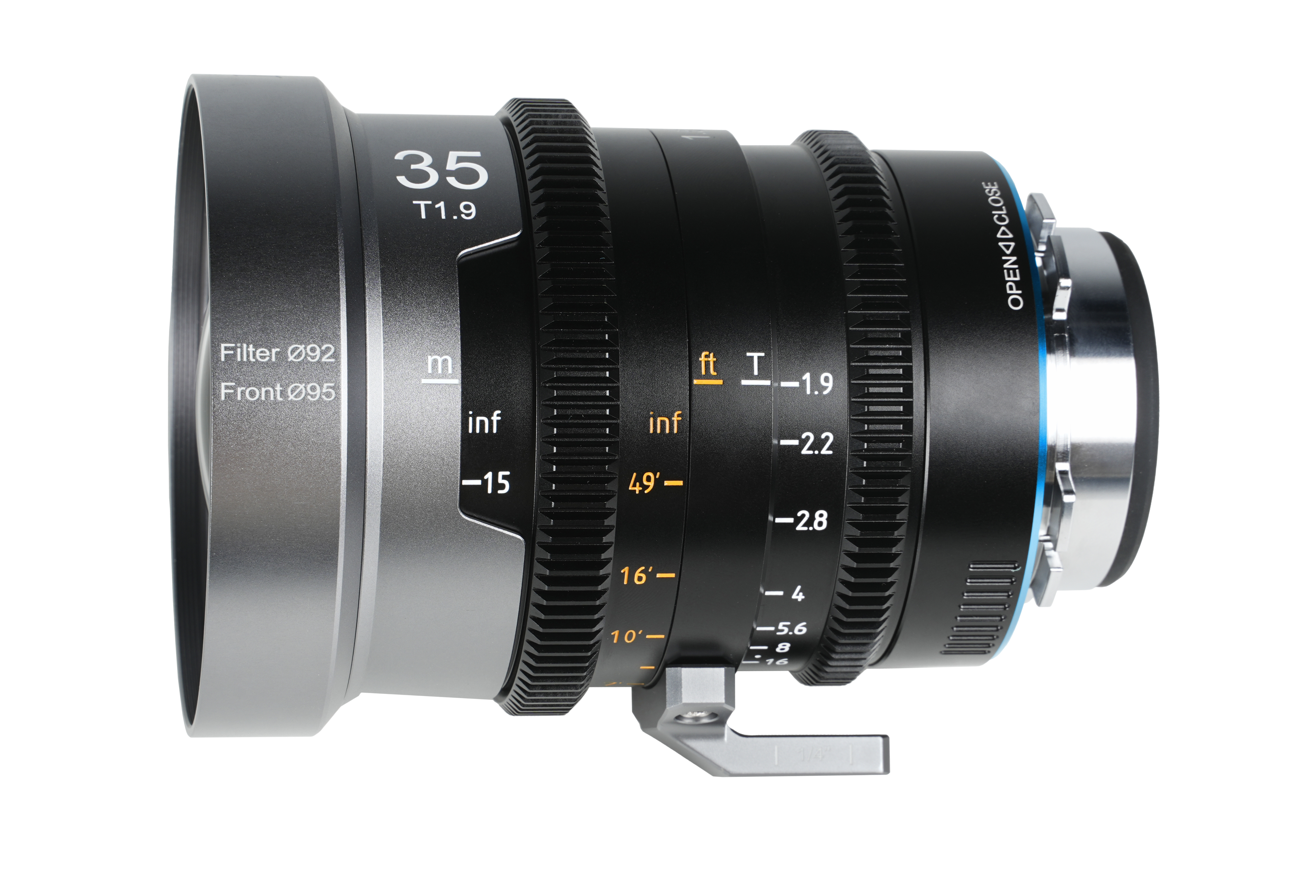 Sirui IronStar 35mm T1.9 1.5x Anamorphic Full Frame Cine Lens (PL / EF- Mount) - Blue Flare