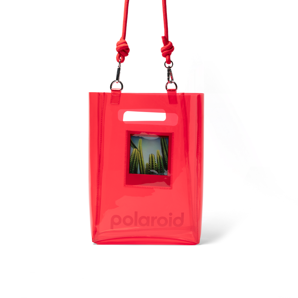 Polaroid Recycled TPU Bucket Bag - Red
