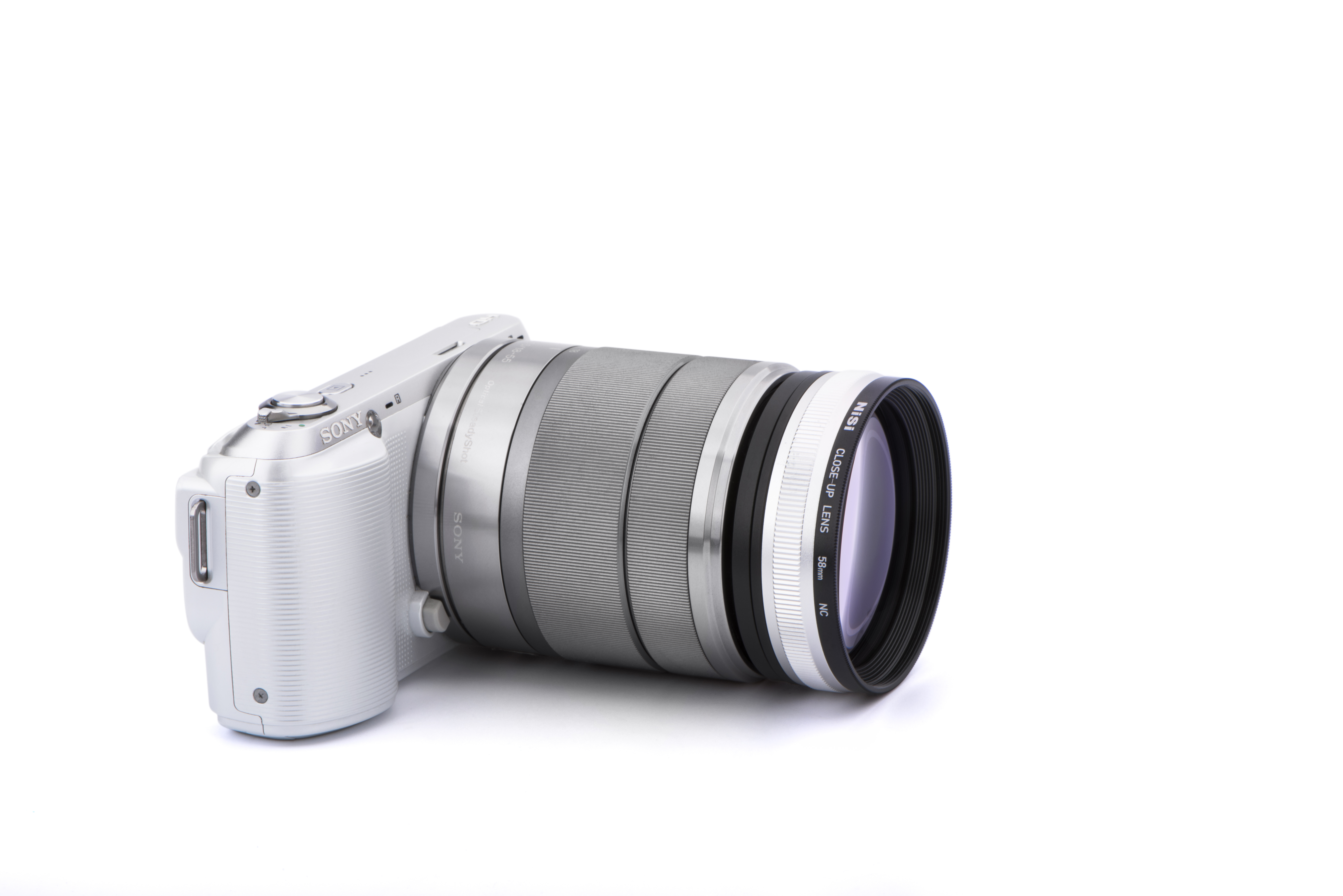 Close-Up Lens Kit NC 58mm inkl. Adapterring 49-58mm + 52-58mm, Tasche