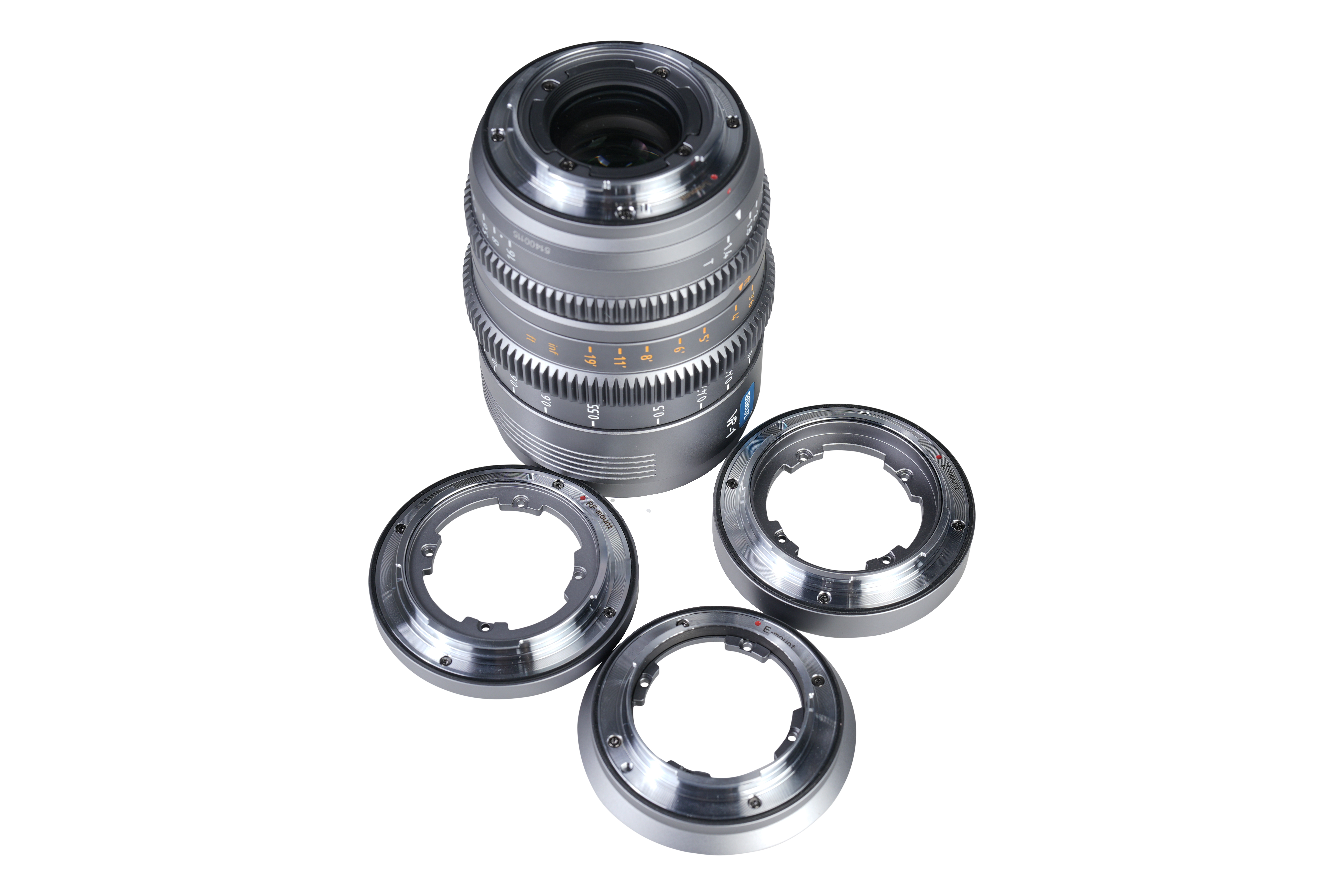 VISION PRIME 24/35/50mm FF Cine Lens Bundle (E-Mount)-Grey