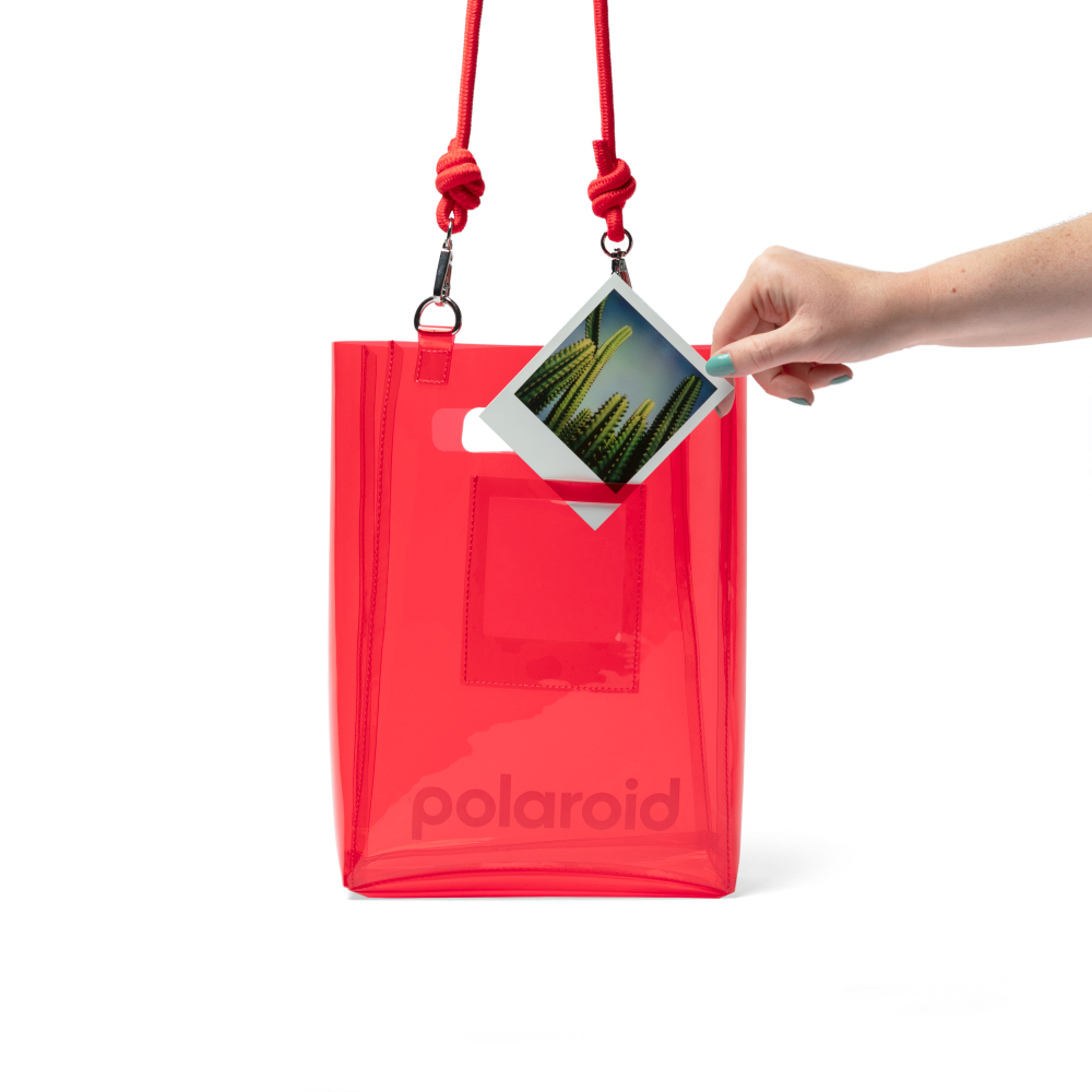 Polaroid Recycled TPU Bucket Bag - Red