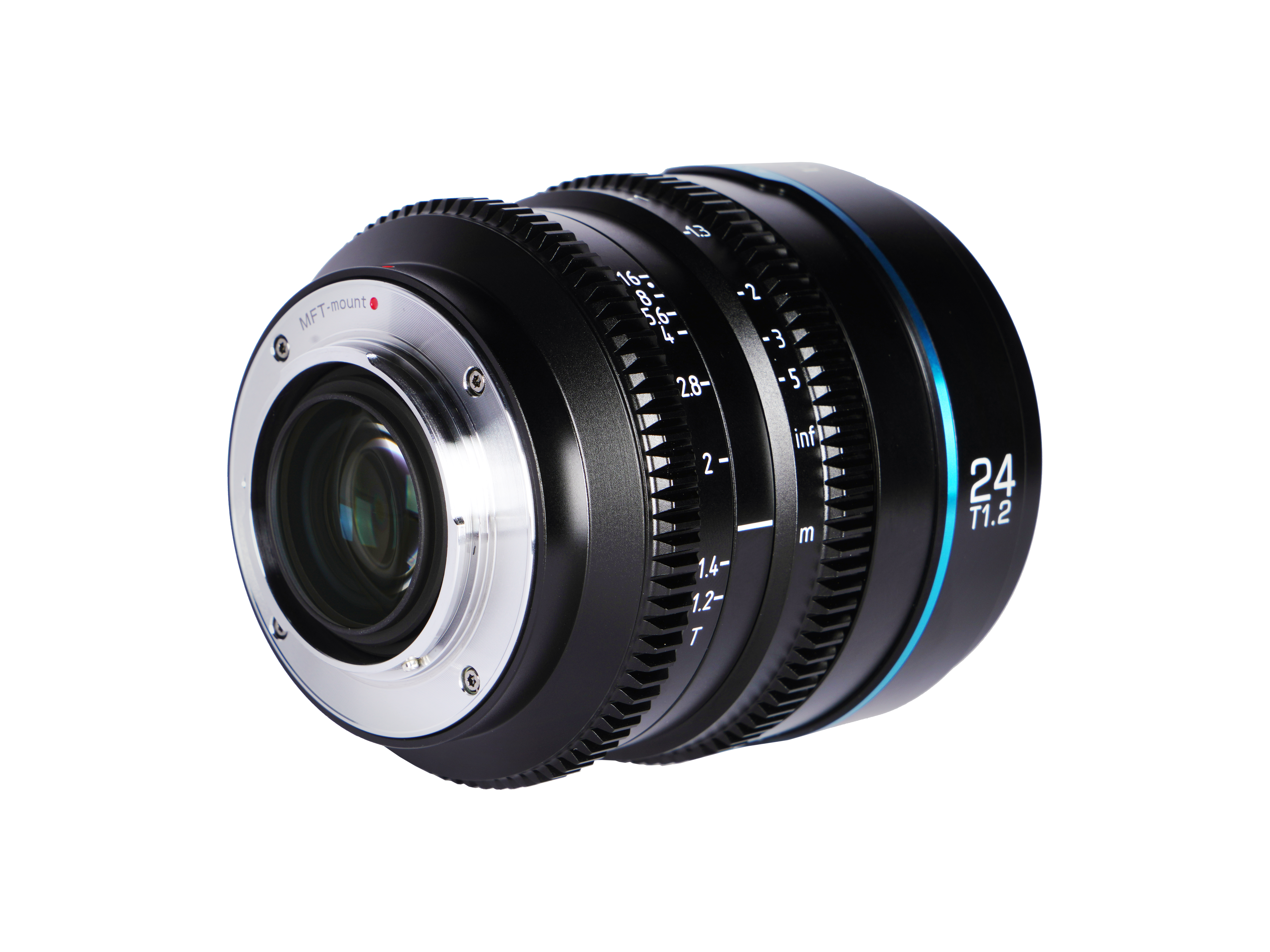 Sirui Nightwalker 24mm T1.2 S35 MF Cine Lens (M4/3 Mount) - Black