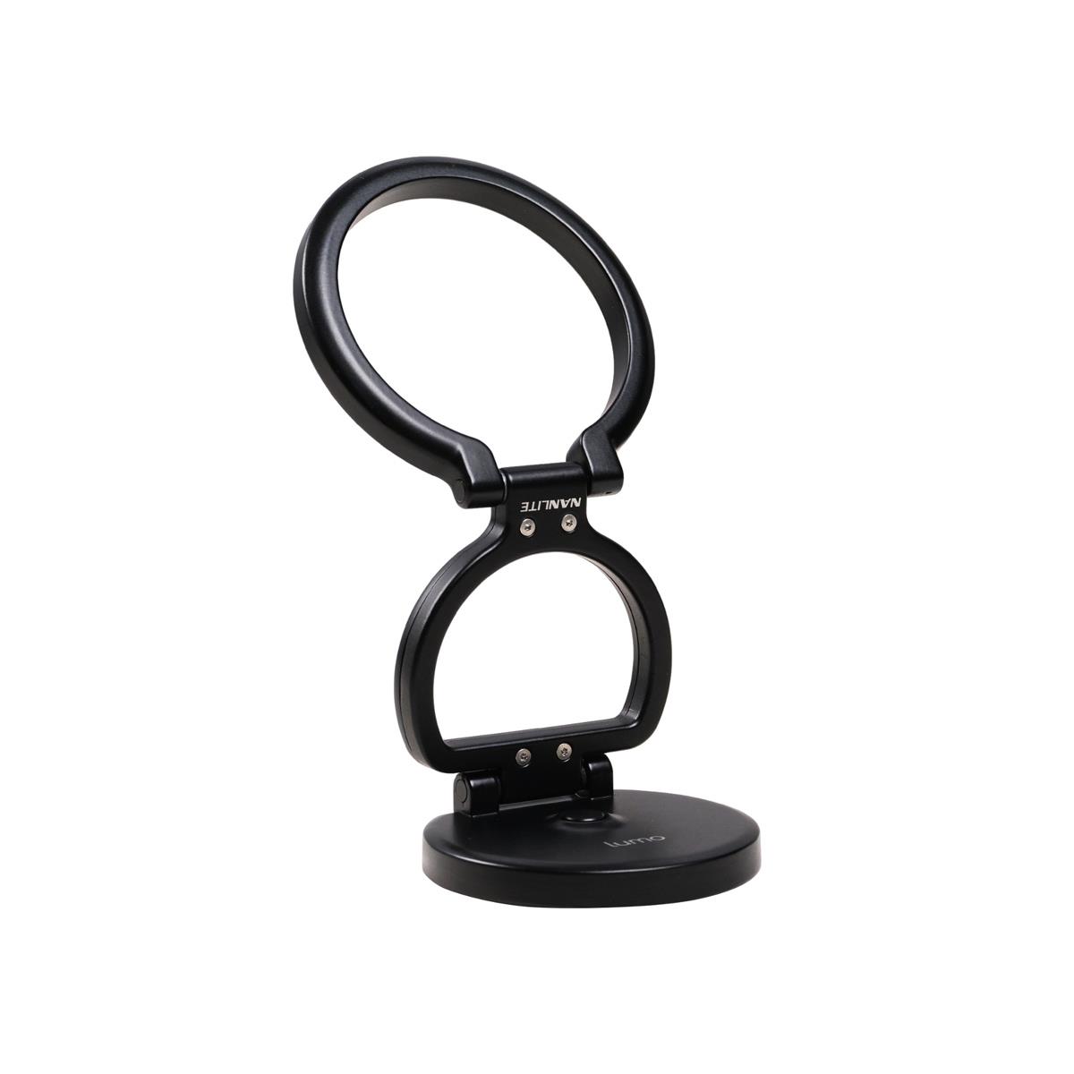 NANLITE Lumo Phone Ring Light  (MagSafe Compatible) - Polar Black
