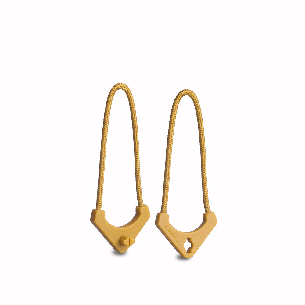 WORRYLESS Zipper Puller - Dallol Yellow