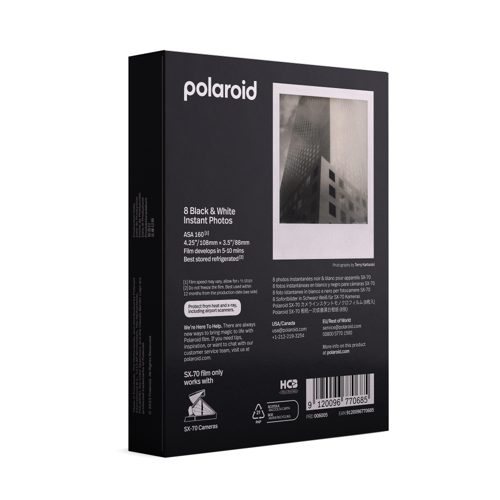 B&W Film SX-70 (8Photos)