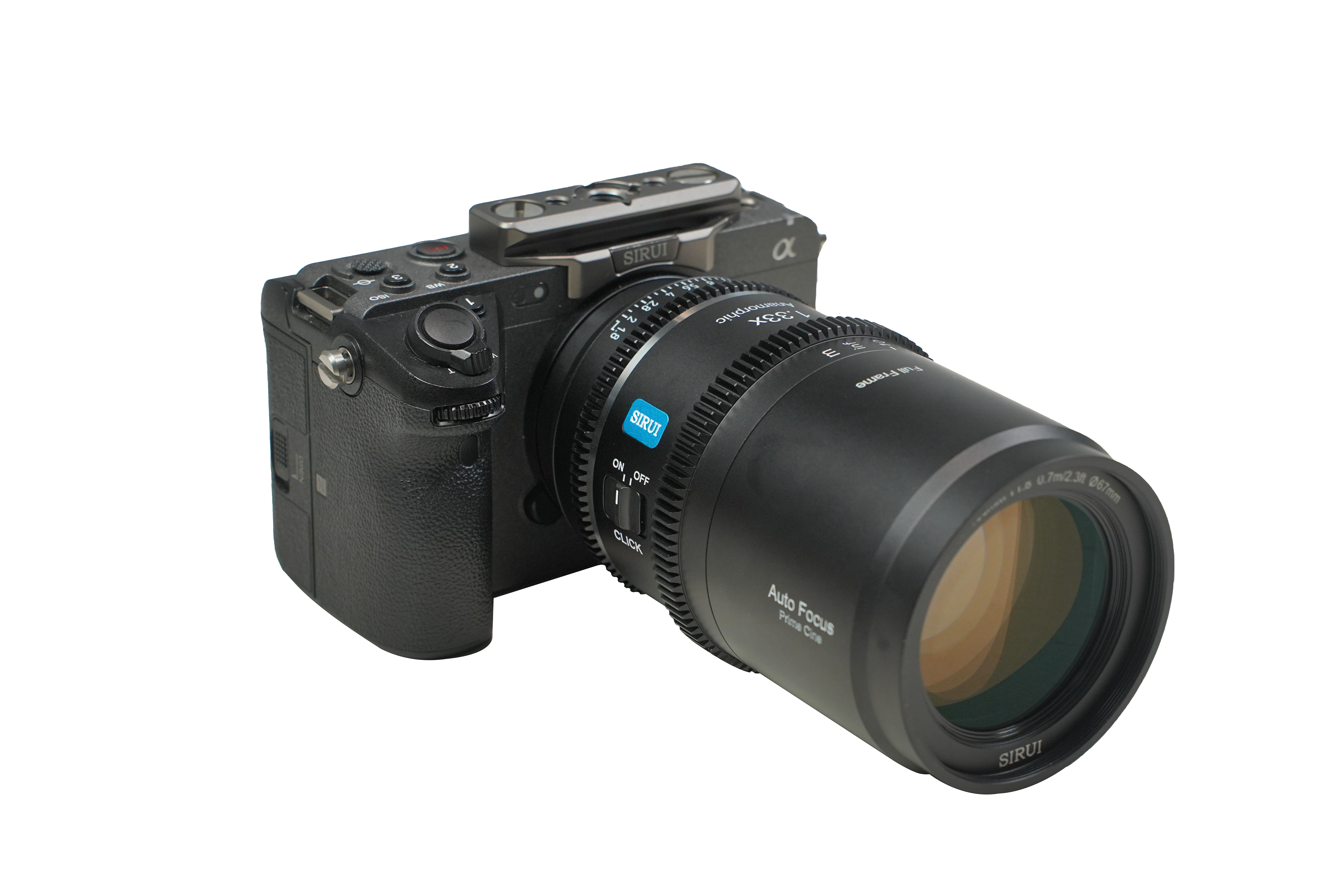 Sirui Astra 100mm  T1.8 1.33x AF Full Frame Anamorphic Cine Lens (L mount) - Neutral Flare